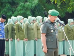 Jelang Peringatan Hari Juang TNI Angkatan Darat, Kodim Bojonegoro Ziarah dan Tabur Bunga ke TMP Kusuma Bangsa