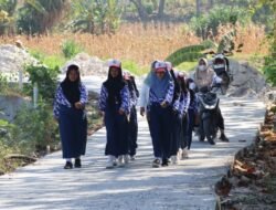 Derap Langkah Patriot Muda di Lintas Beton Kesongo: Pembuktian Sinergi TNI-Rakyat Lewat TMMD 129 Bojonegoro