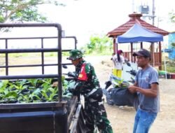 Perkuat Ketahanan Pangan: Satgas TMMD 129 Bojonegoro Pasok Ratusan Bibit Sayuran untuk Warga Kesongo