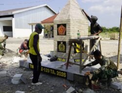 Monumen Kebersamaan: Tugu TMMD 129 Bojonegoro Siap Jadi Saksi Kemanunggalan TNI dan Rakyat di Kesongo