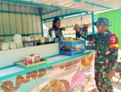 Bikin Rest Area Kesongo Makin ‘Aesthetic’ : TMMD 129 Bojonegoro Sulap Lapak UMKM Pakai Booth Container Modern!