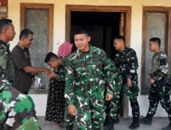 Jalinan Kekeluargaan Takkan Putus, Satgas TMMD 129 Bojonegoro Pamitan dengan Warga Kesongo