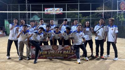 Malam Puncak HUT ke-81 RI di Desa Ngampel Meriah, Warga Padati Final Fun Volley Ball hingga Pertunjukan Reog
