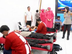 Peringati Hari Jadi Polwan ke-78, Polres Bojonegoro Gelar Aksi Donor Darah