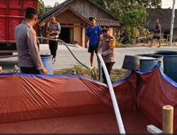 Kemarau Panjang, Polres Bojonegoro Salurkan 30 Ribu Liter Air Bersih