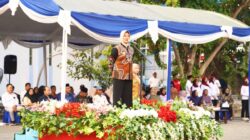 Wabup Nurul Azizah Ajak Generasi Muda Perkuat Semangat Kemanusiaan di Temu Gladi PMR