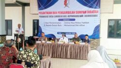 Perkuat Struktur Pemerintahan, Simorejo Kepohbaru Lantik Dua Perangkat Desa Baru