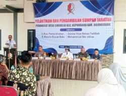 Perkuat Struktur Pemerintahan, Simorejo Kepohbaru Lantik Dua Perangkat Desa Baru