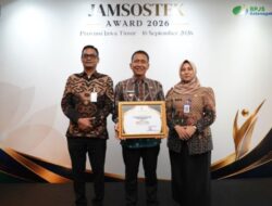 Bojonegoro Raih Peringkat II Jamsostek Award Jatim 2026, Komitmen Lindungi Pekerja Terus Diperkuat