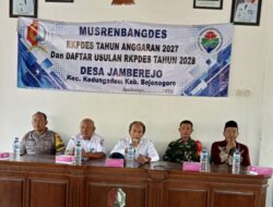 Kades Jamberejo Tegaskan Pembangunan Tetap Berjalan Meski Anggaran Terbatas