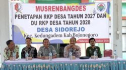 Musrenbangdes Sidorejo Tetapkan RKPDes 2027, Camat Sahlan: Pembangunan Desa Harus Berpijak pada Perencanaan