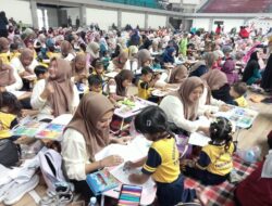 620 Anak PAUD Semarakkan Anniversary ke-28 PJI Bojonegoro Lewat Lomba Mewarnai