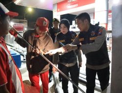 Kapolres Bojonegoro Cek SPBU dan Patroli Jogo Omah, Pastikan Distribusi BBM Lancar