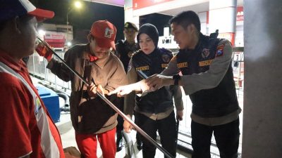 Kapolres Bojonegoro Cek SPBU dan Patroli Jogo Omah, Pastikan Distribusi BBM Lancar