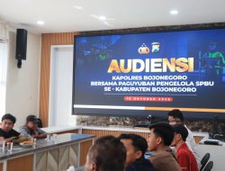 Polres Bojonegoro Gelar Audiensi dengan SPBU, Perkuat Pengawasan Distribusi BBM